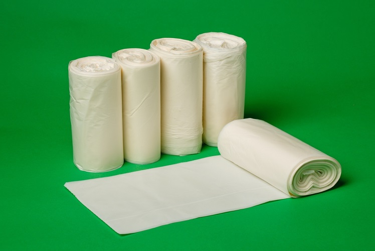 Green Plain Biodegradable Garbage Bag