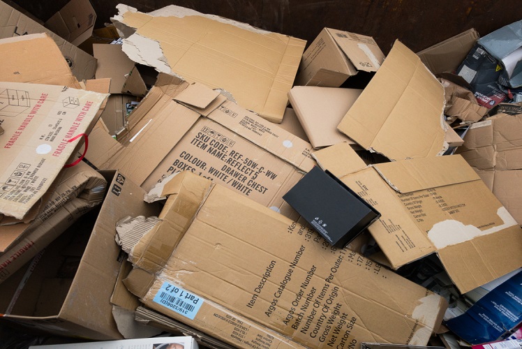 how to dispose cardboard boxes