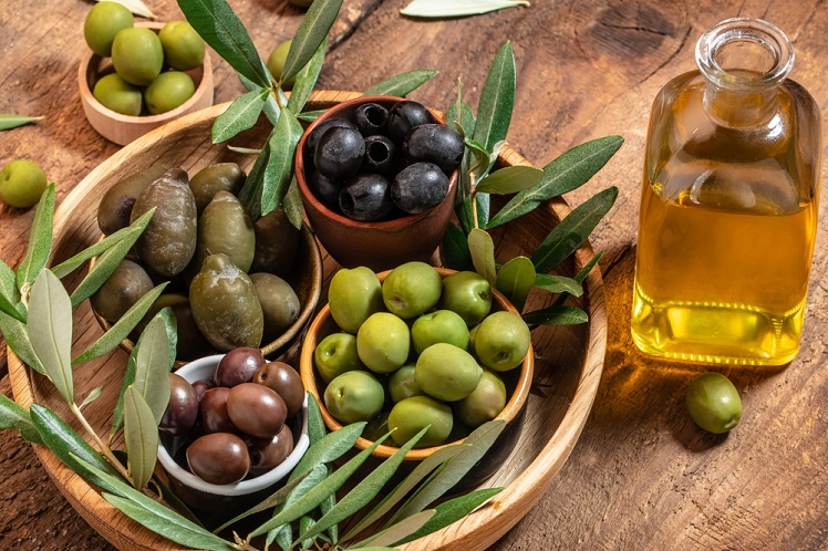 Organic Olive Oil In A Bottle