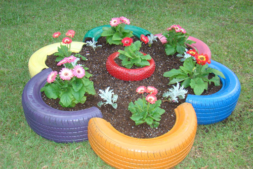 Tire Raised Garden