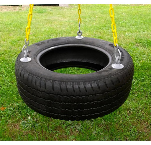 DIY Rubber Tire Swing